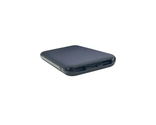 Внешний аккумулятор Kugo, 10000 mAh с подсветкой гравировки, черный Внешний аккумулятор Kugo, 10000 mAh с подсветкой гравировки, черный