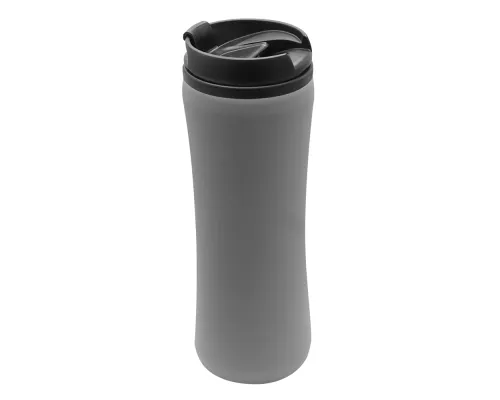Термокружка Miora софт-тач, серый
