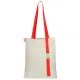 Сумка для покупок White GLOW 325 г/м² с ремувкой, красная