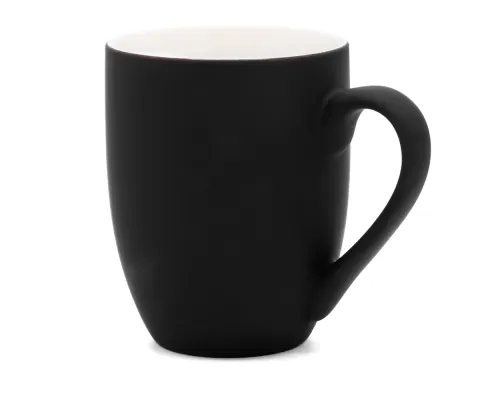 Кружка Elegante, софт-тач, 350мл, черная