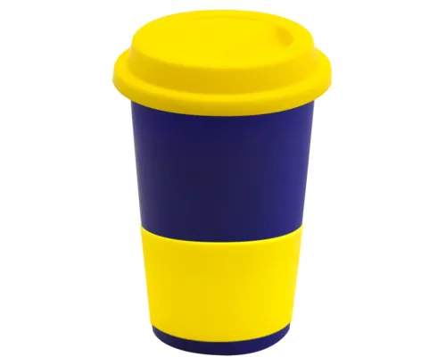 Кружка Magic To Go, темно-синий/ желтый