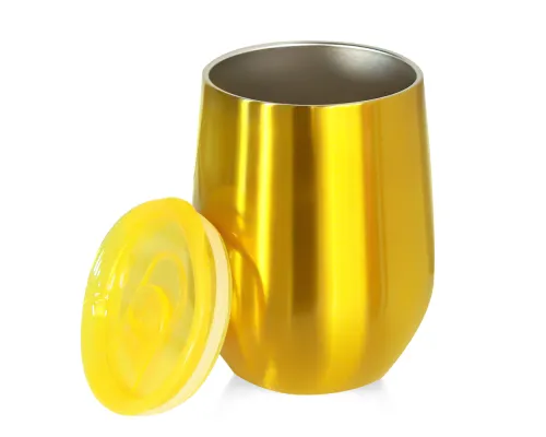 Термокружка с двойной стенкой Coffixx, желтая