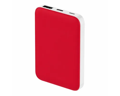 Внешний аккумулятор Fluffy, 5000 Mah, красный