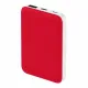 Внешний аккумулятор Fluffy, 5000 Mah, красный