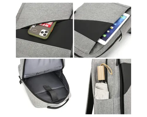 Рюкзак MetriX, серый