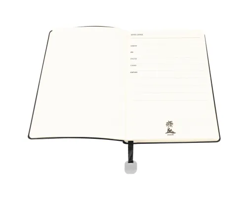 Ежедневник A5 недатированный Farfalla в мягком переплёте, черный