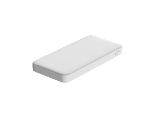 Внешний аккумулятор Polus, 10000 Mah, софт-тач покрытие, белый