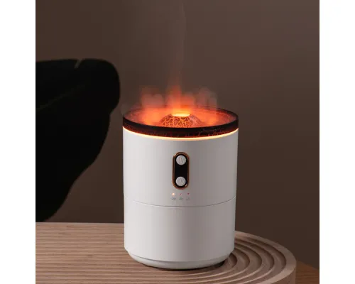 Светодиодный USB увлажнитель Volcano, белый