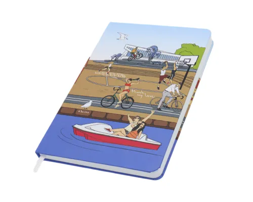 Записная книжка A5 Dziuna Немига в клетку 15 x 21 см