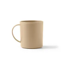 Пластиковая кружка LINO, бежевый