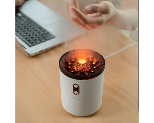 Светодиодный USB увлажнитель Volcano, белый Светодиодный USB увлажнитель Volcano, белый