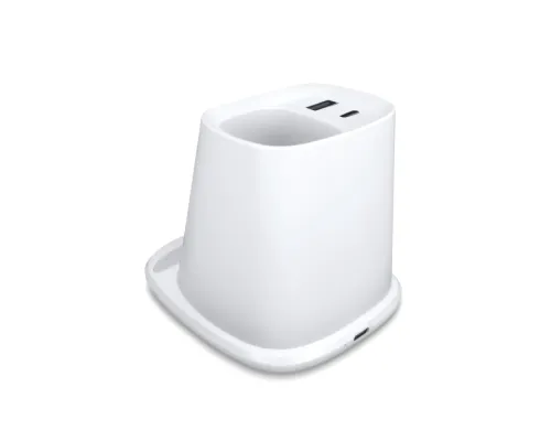 Настольный органайзер Limerick c беспроводной зарядкой и вентилятором