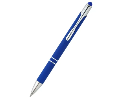 Ручка металлическая Ingrid софт-тач, синяя