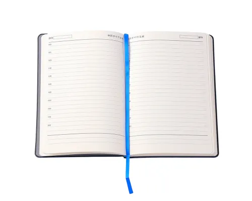 Ежедневник A5 недатированный Stefano в мягком переплёте, светло-синий