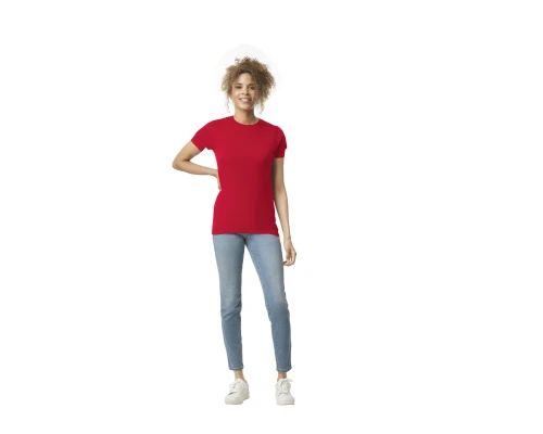 Футболка SOFTSTYLE WOMAN, КРАСНЫЙ S