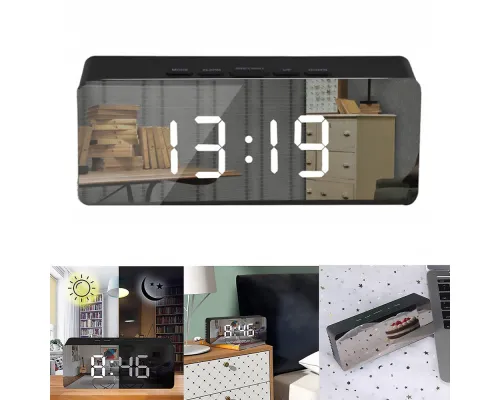 Часы-метеостанция Mirex, черные