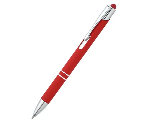 Ручка металлическая Ingrid софт-тач, красная