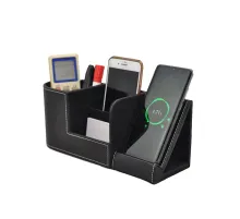 Настольный органайзер Manner c беспроводной зарядкой, черный