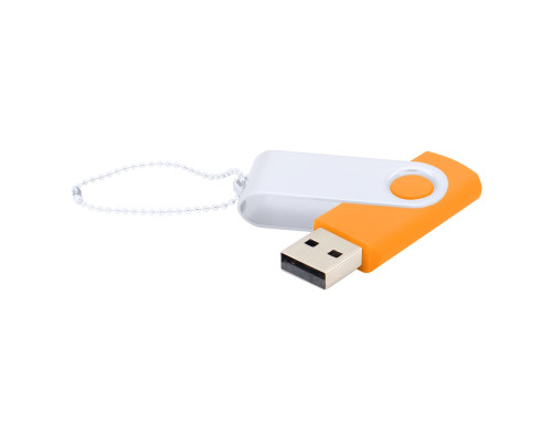 Флешка Designer To Go 2.0 USB 16Gb, оранжевый/белый Флешка Designer To Go 2.0 USB 16Gb, оранжевый/белый