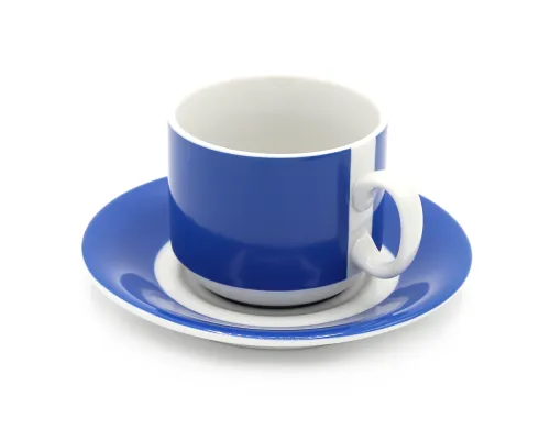 Чайная пара фарфоровая 220см³ "экспресс" "Sunrise" (7С1665Ф34), синий, в коробке