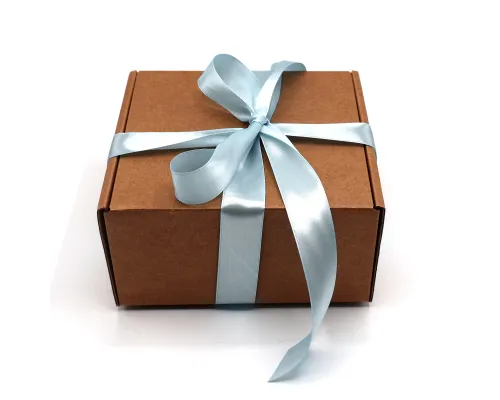 Лента атласная 150 см (ширина 2,5 см), голубой