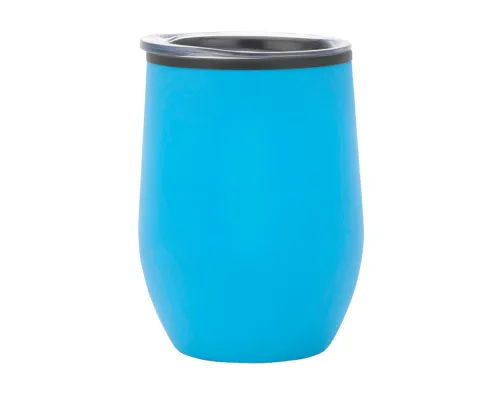 Термокружка Top, голубой полуматовый