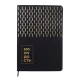 Ежедневник A5 недатированный Esmeralda в мягком переплёте, чёрный с золотистым