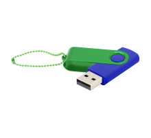 Флешка Designer To Go 2.0 USB 16Gb, синий/зеленый