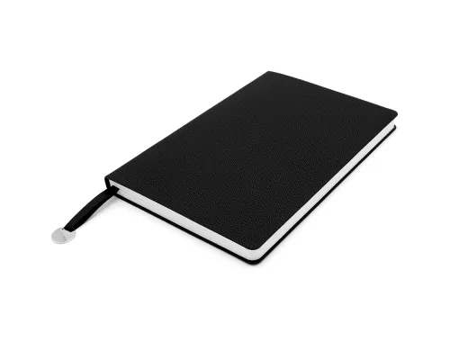 Блокнот A5 Officer в мягком переплёте с металлической биркой, чёрный