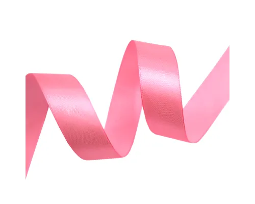 Лента атласная 150 см (ширина 2,5 см), розовый