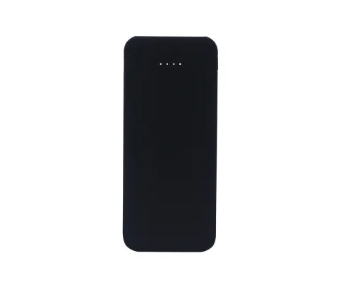 Внешний аккумулятор Arrida 5000mAh, с покрытием Baby skin, черный