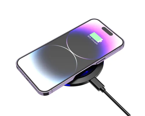 Беспроводное зарядное устройство Pebble 15W, черный