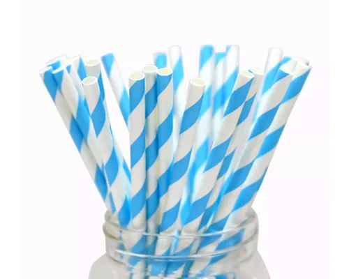 Белая бумажная трубочка , размер 197*6 мм, цветная (25 шт в бумажной упаковке) Белая бумажная трубочка , размер 197*6 мм, цветная (25 шт в бумажной упаковке)