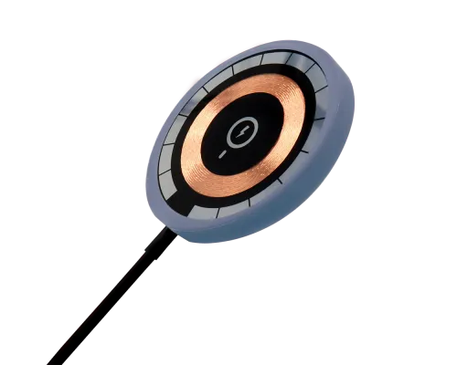 Беспроводное магнитное зарядное устройство Aphia 15W To Go, черный/серый