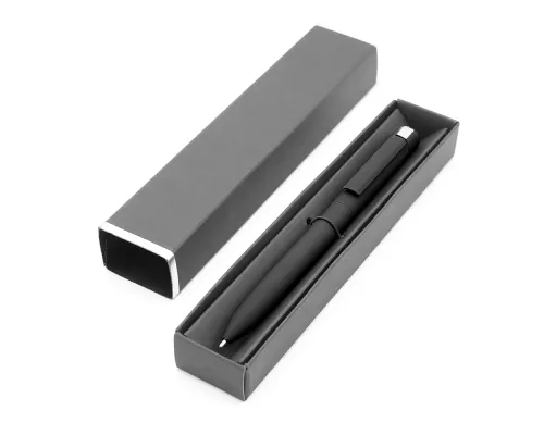 Ручка Espada в коробке Cradle чёрной с серебристым, чёрная