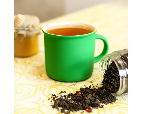 Кружка Camping, софт тач, зеленый