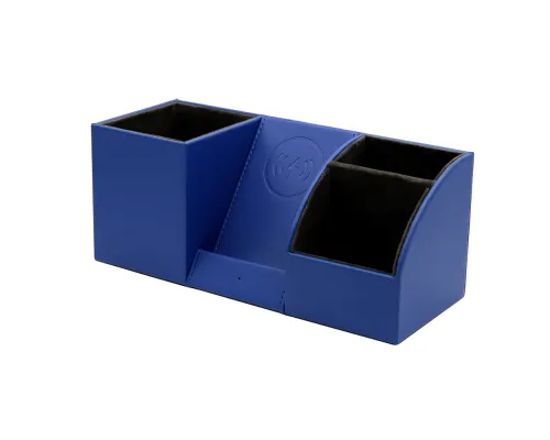 Настольный органайзер Boss c беспроводной зарядкой, синий