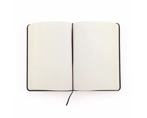 Блокнот A6 CORAL в твёрдом переплёте, ЧЕРНЫЙ