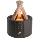 Светодиодный USB увлажнитель-аромадиффузор Bonfire с пультом Д/У, чёрный
