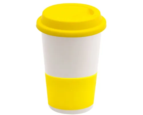 Кружка Magic To Go, белый/желтый
