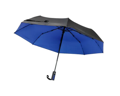 Автоматический противоштормовой складной зонт Sherp, синий