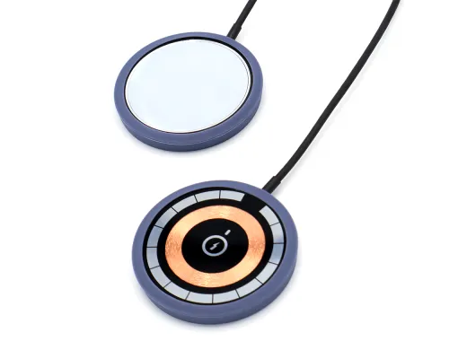 Силиконовый чехол для беспроводного зарядного Silken, серый