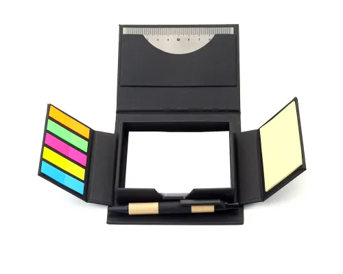 Набор для записей со стикерами Notora, черный