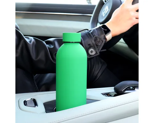 Термобутылка Perfecto софт-тач, зеленый Термобутылка Perfecto софт-тач, зеленый