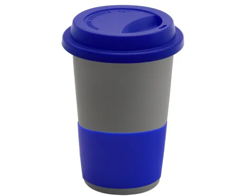 Кружка Magic To Go, серый/ темно-синий