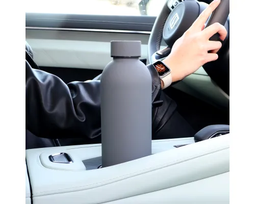 Термобутылка Perfecto софт-тач, серый