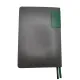 Ежедневник A5 недатированный Molfetta в мягком переплёте, серый/тёмно-зеленый