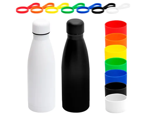 Термобутылка герметичная вакуумная Olivia, белый