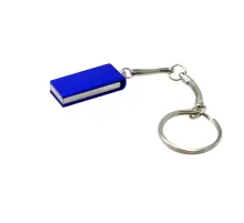 Флешка Slim 16 Гб, металл, синяя
