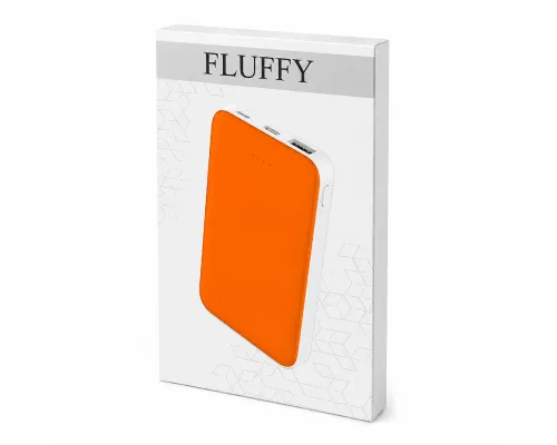 Внешний аккумулятор Fluffy, 5000 Mah, оранжевый